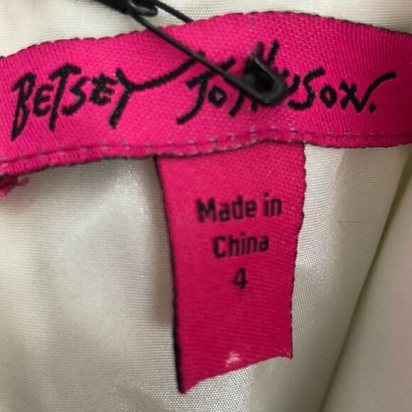 Betsey Johnson Strapless Dress Sequin A-Line Sweetheart Neckline 4 Party Dress - Picture 5 of 7